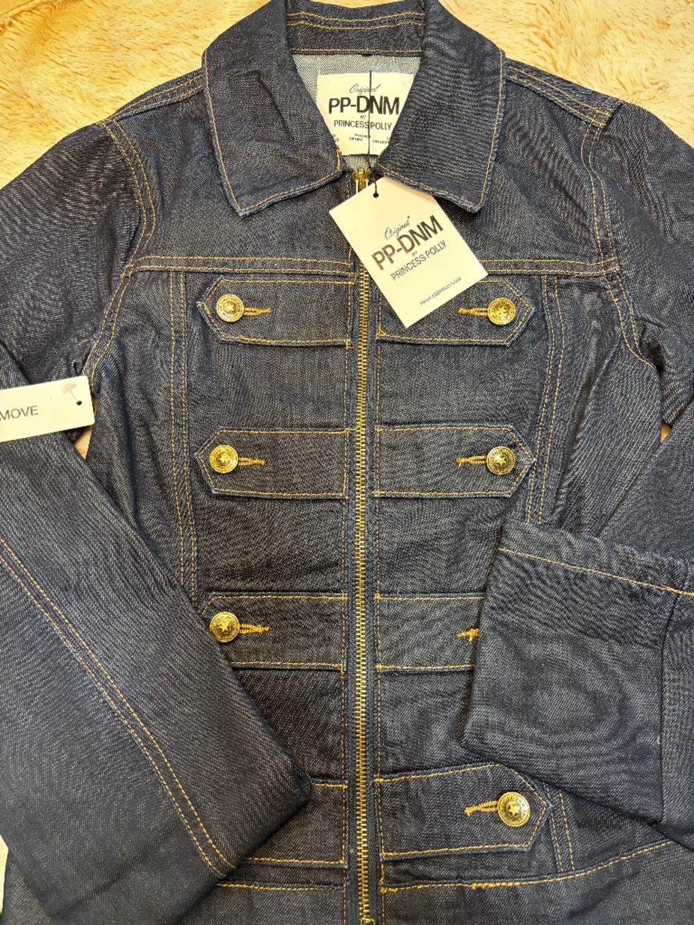 Cadet Buckle Denim Jacket Indigo